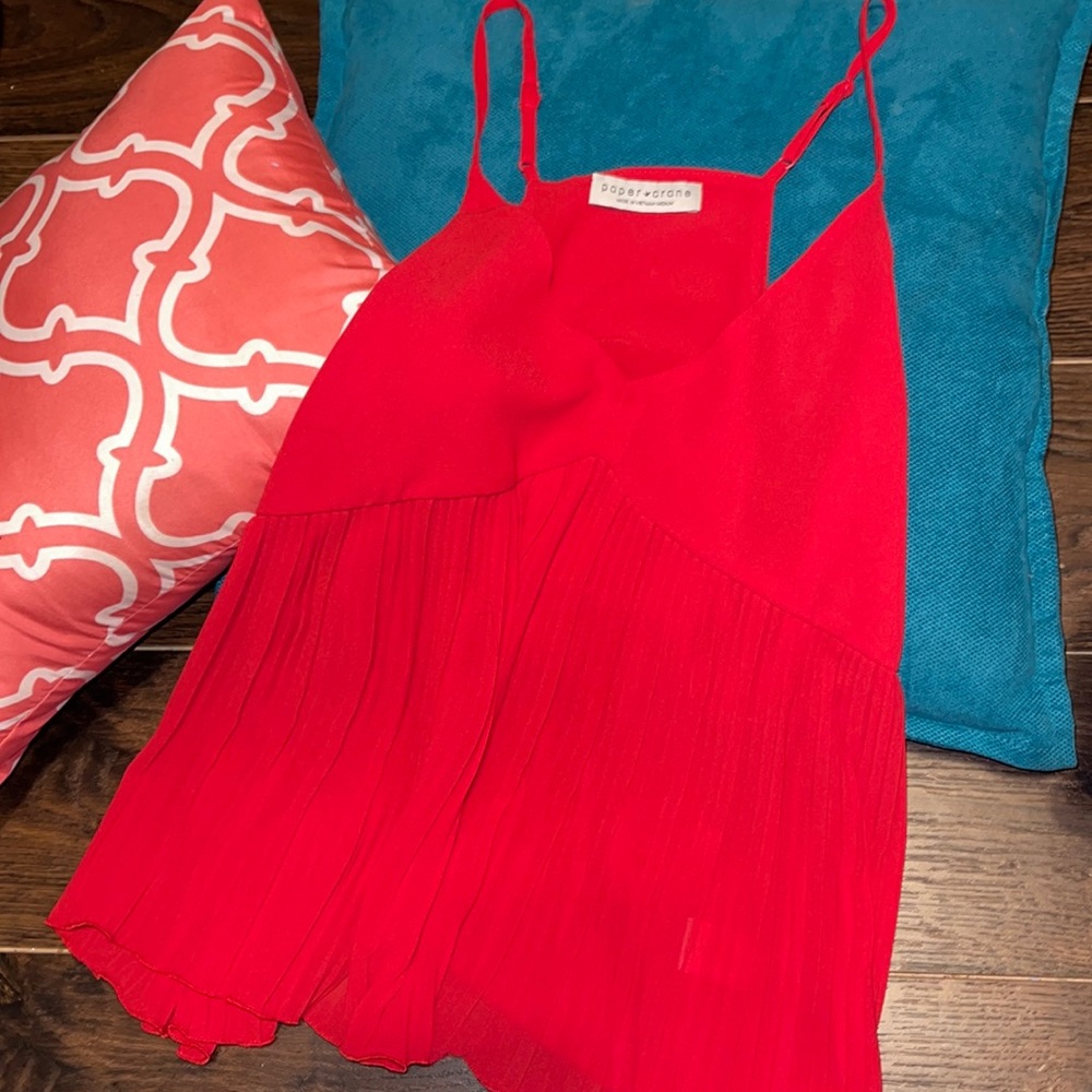 ❤️Paper Crane Medium Red Top❤️